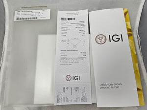 NEW IGI Certified 2.00ct Lab Grown Cushion Modified Brilliant Fancy Green Diamond VS2