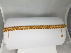 Vintage 19.2k 800 Solid Gold Hand Made 8" Bracelet Portugal