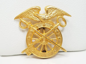 14k Yellow WWI Gold Army Quartermaster Pin