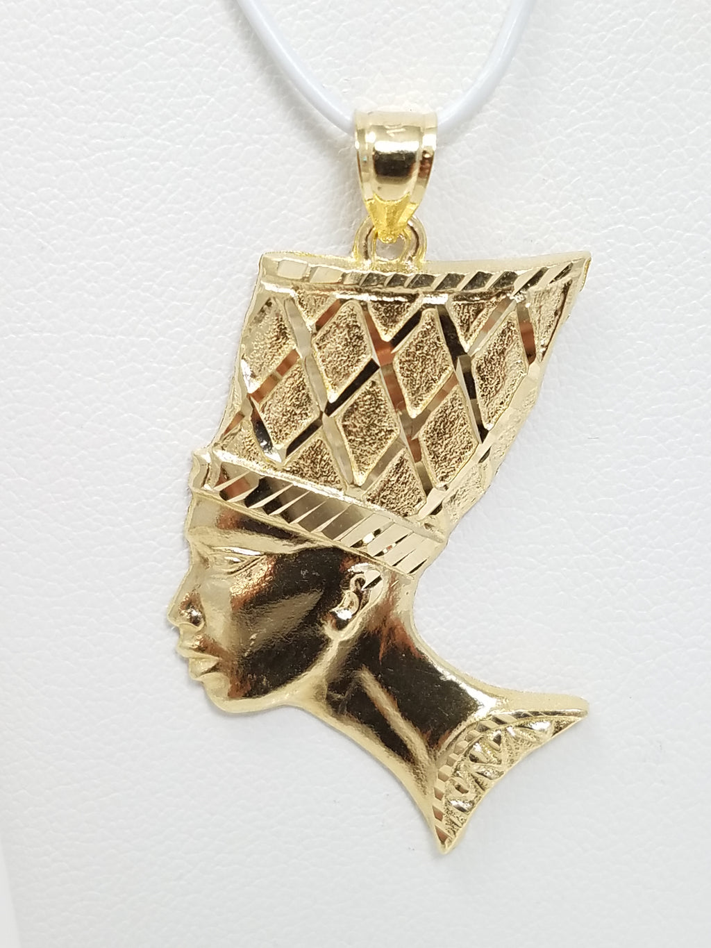 10k Yellow Gold Nefertiti Pendant