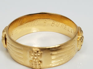 Men's Vintage 18k Yellow Gold Ring