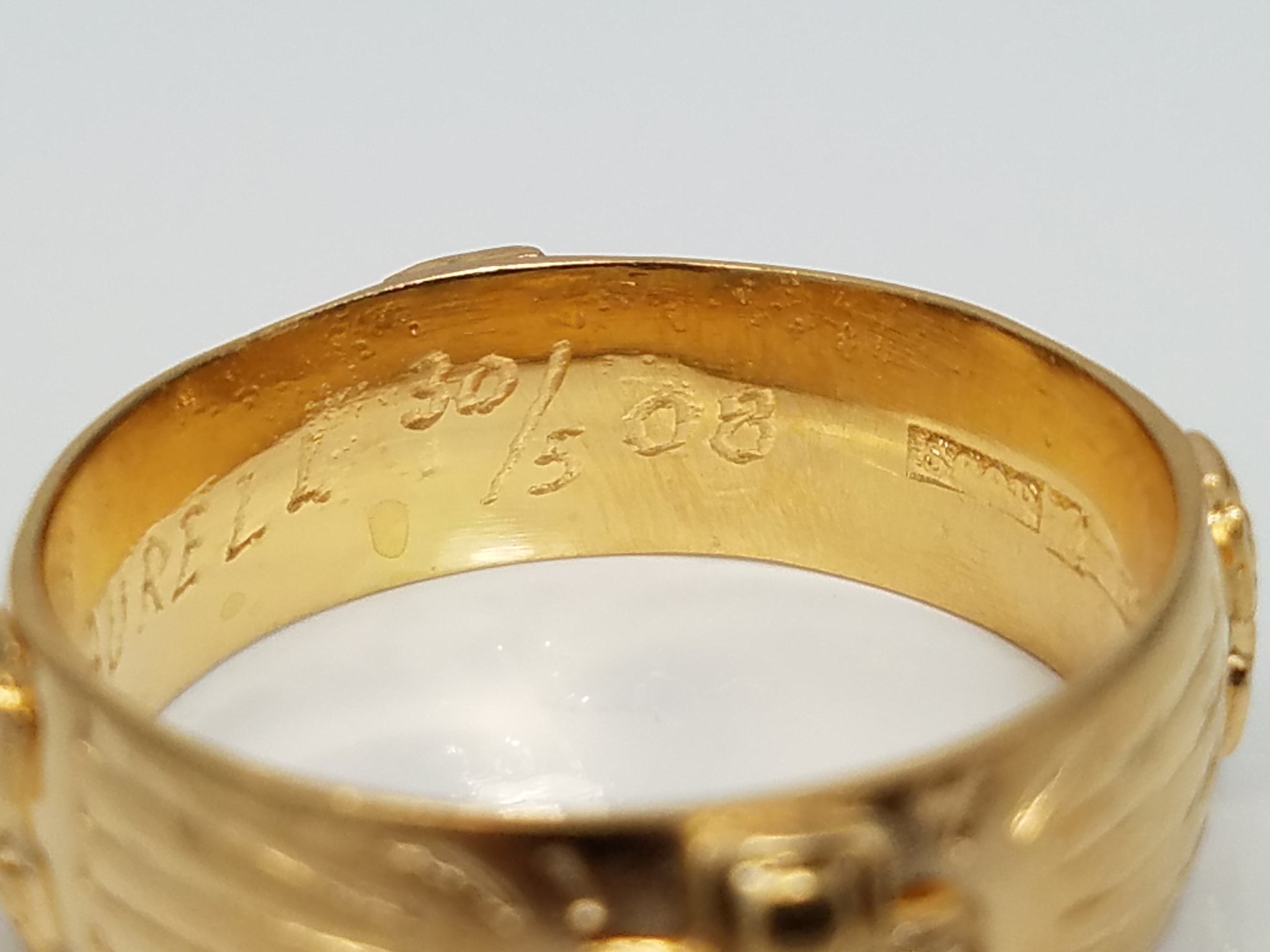 Men's Vintage 18k Yellow Gold Ring