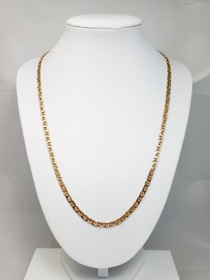 21" Anchor Link Chain Necklace in 14k Yellow Gold