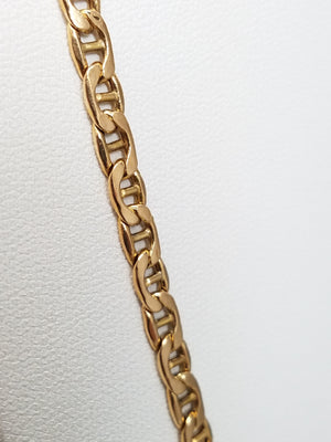 21" Anchor Link Chain Necklace in 14k Yellow Gold