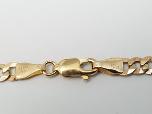 4.2mm/17.5" Curb Link Necklace in 10k Yellow Gold
