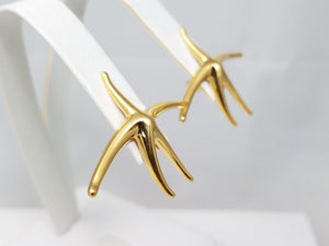 Tiffany & Co. 18k Yellow Gold Starfish Earrings