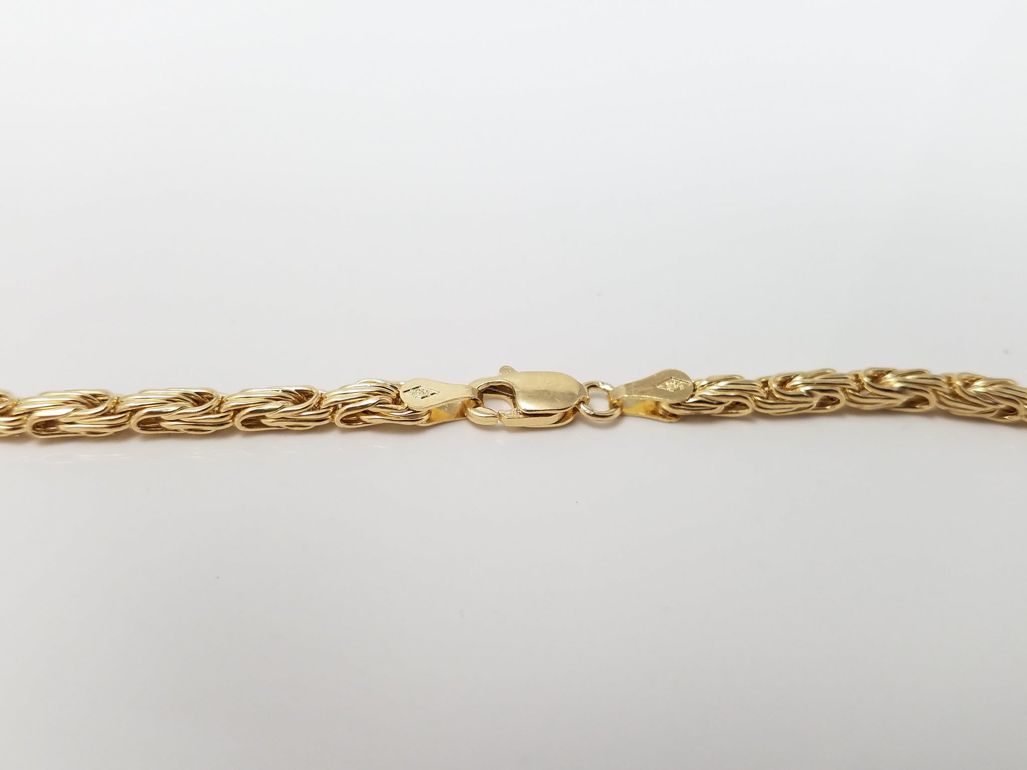 Fancy Link 14k Yellow Gold 18" Necklace