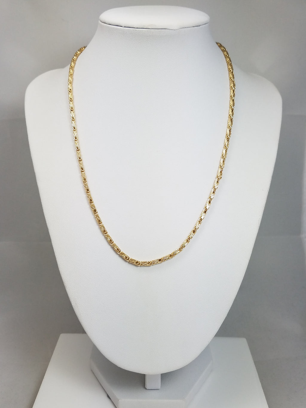 Fancy Link 14k Yellow Gold 18" Necklace