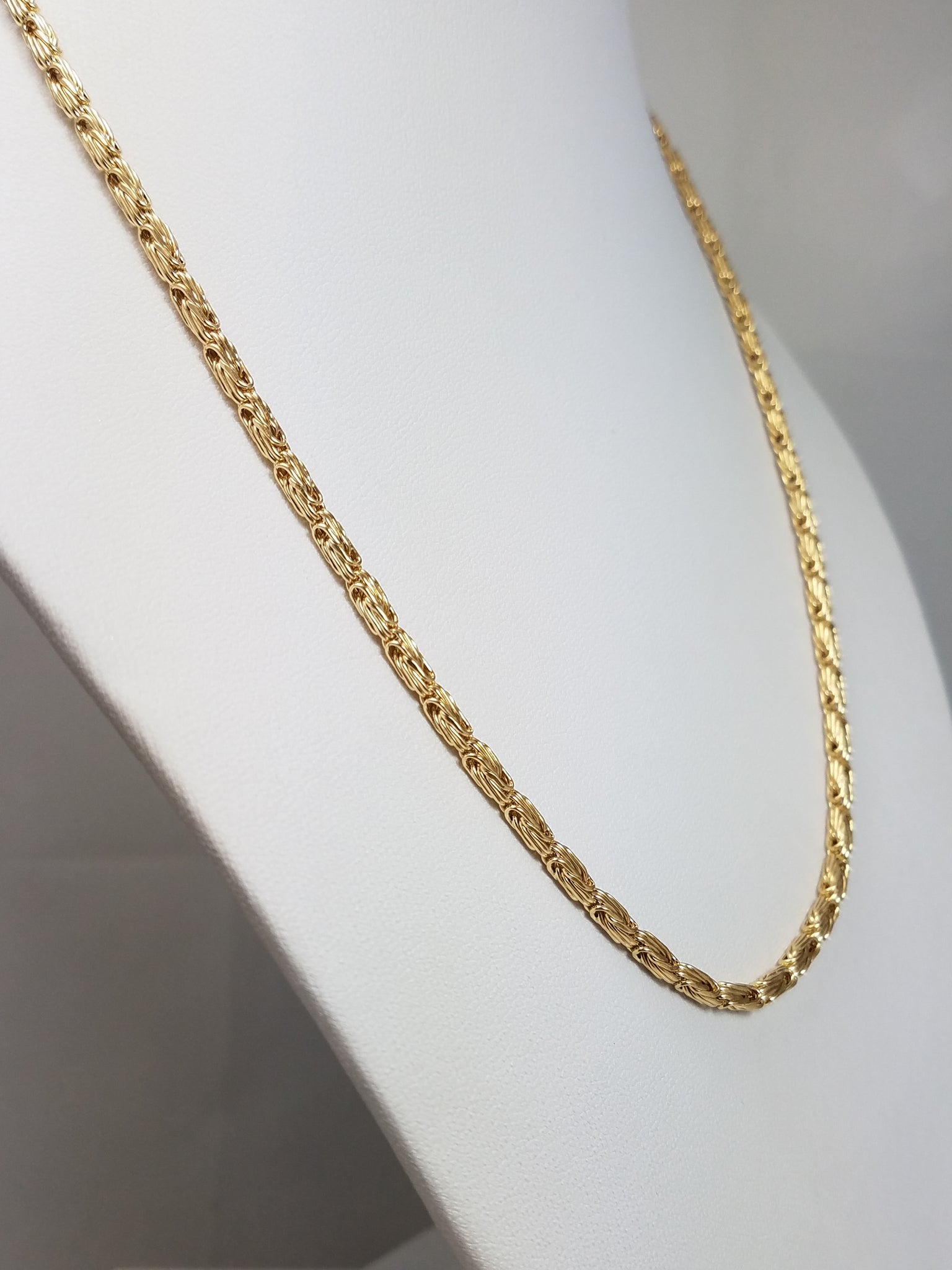 Fancy Link 14k Yellow Gold 18" Necklace