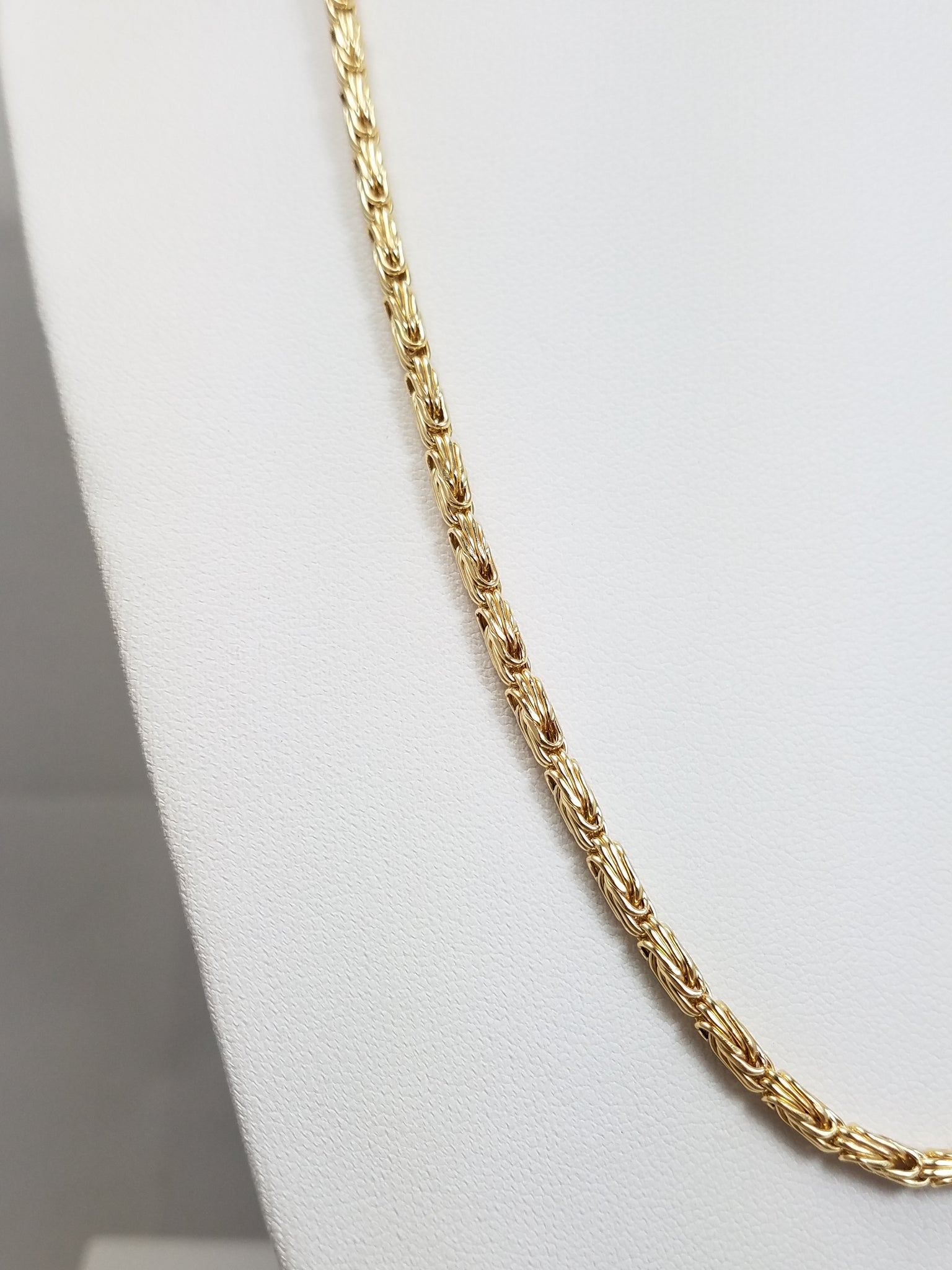 Fancy Link 14k Yellow Gold 18" Necklace