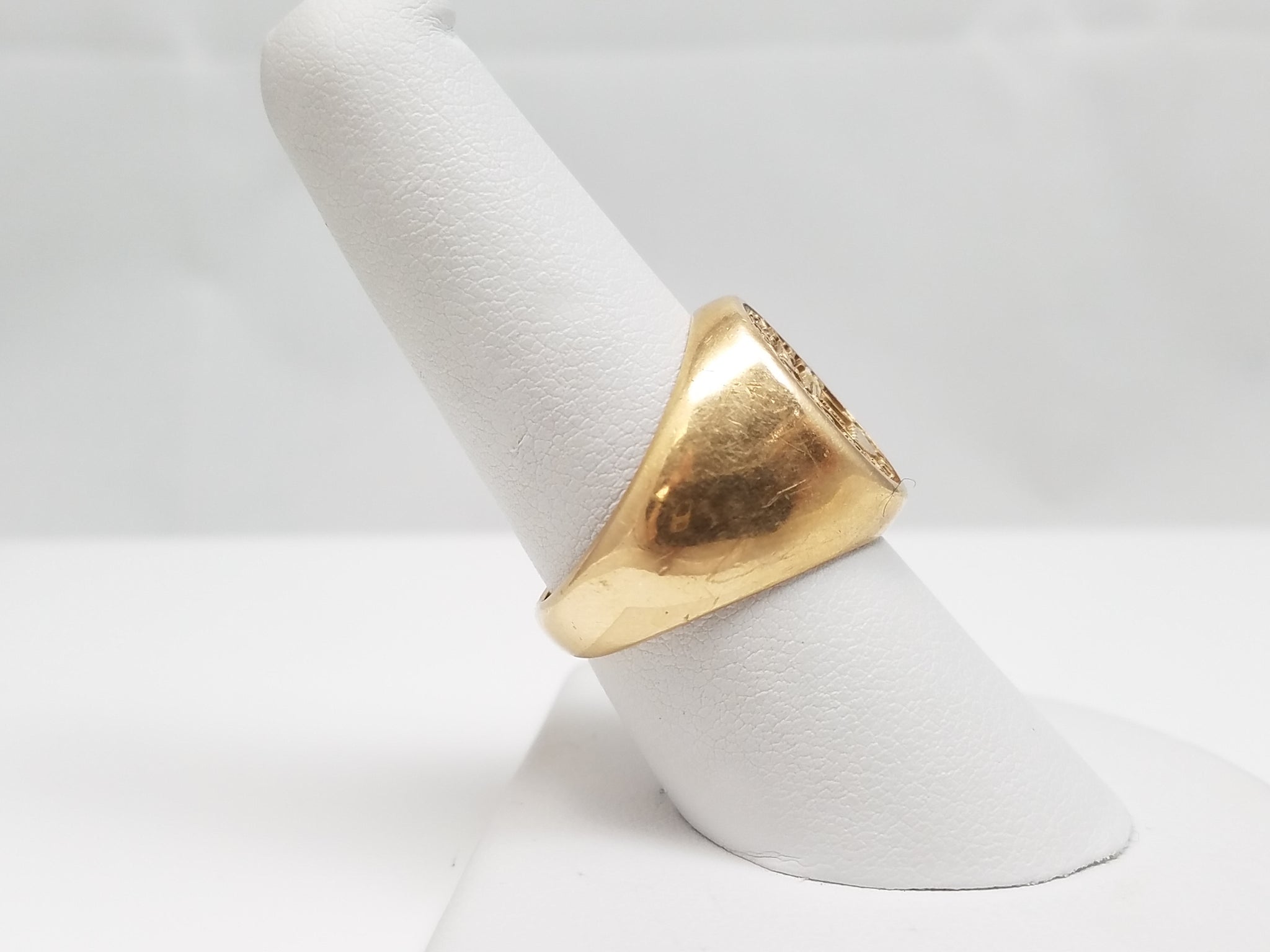 Vintage Solid 14k Yellow Gold United States Air Force Ring