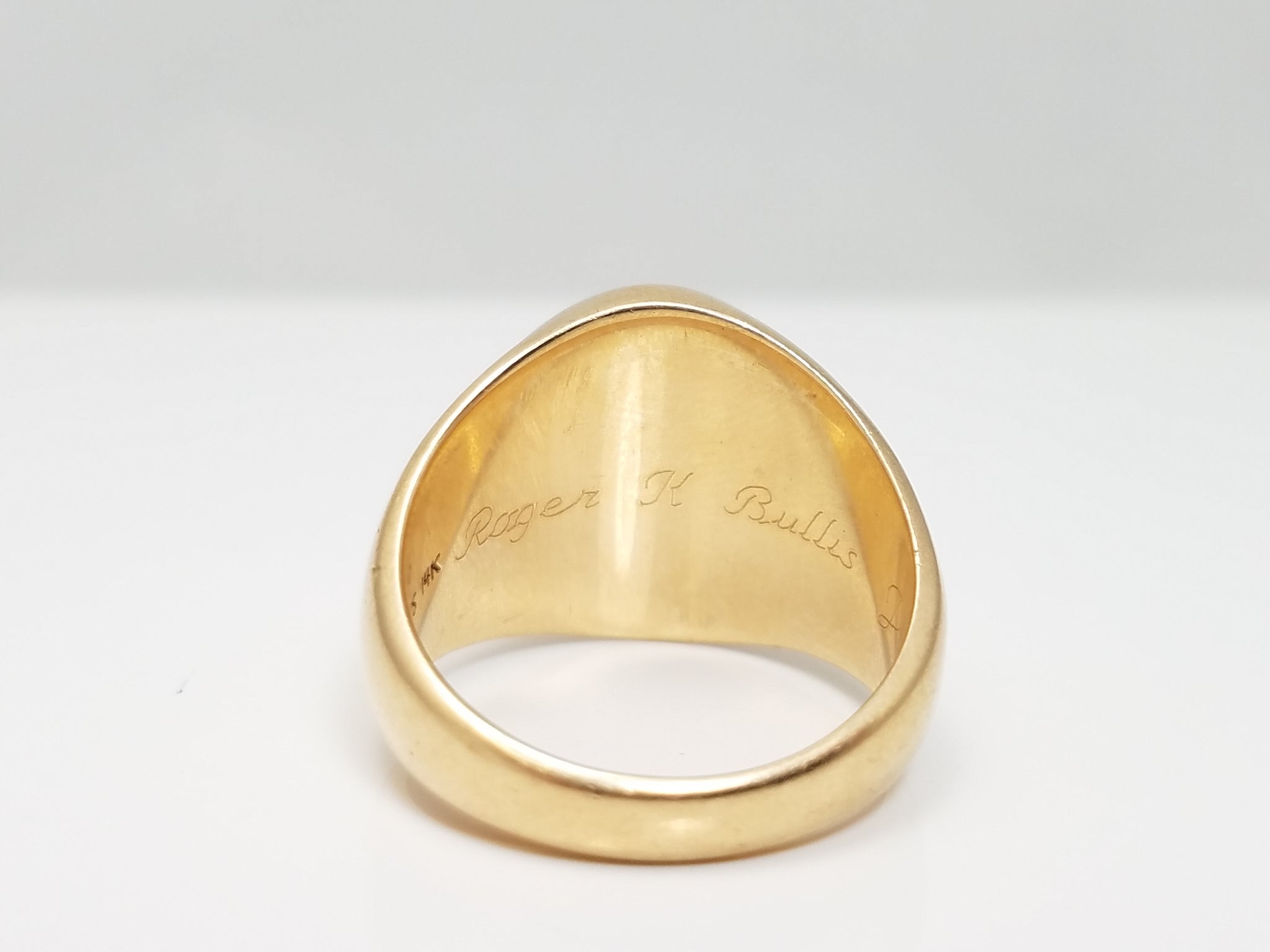 Vintage Solid 14k Yellow Gold United States Air Force Ring