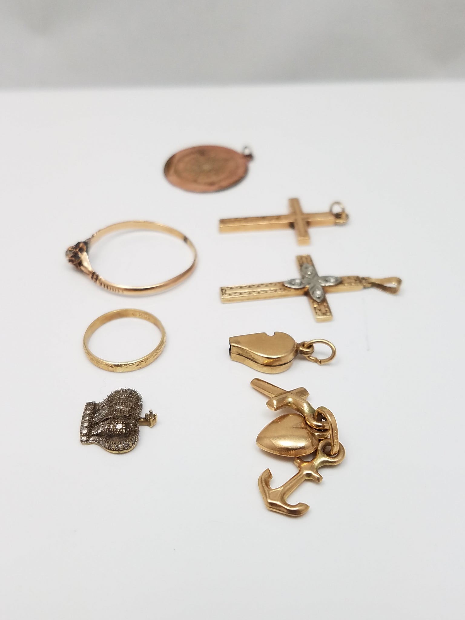 Vintage Estate Jewelry Lot 8k to 10k Gold