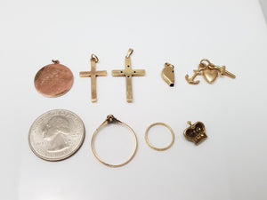 Vintage Estate Jewelry Lot 8k to 10k Gold