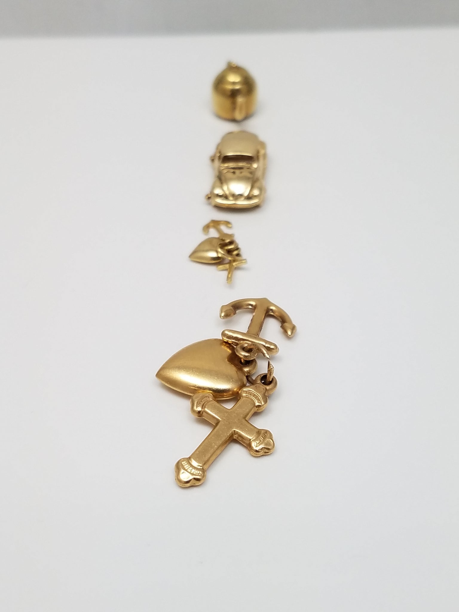 Vintage 14k Yellow Gold Charm Lot