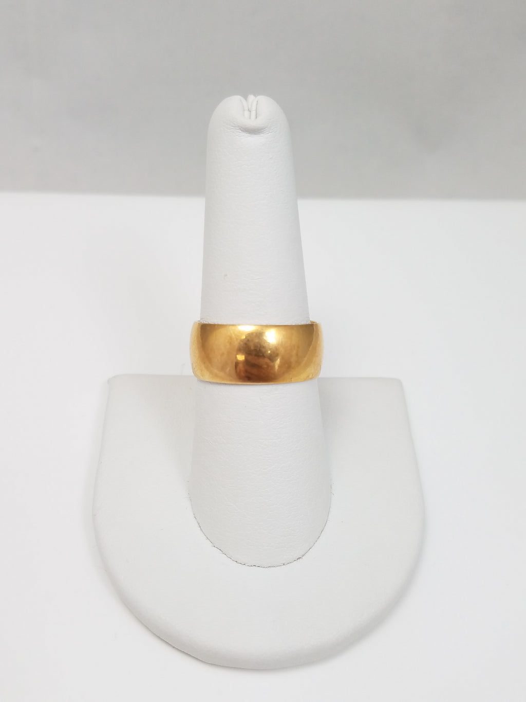 Early 1900's 18k Yellow Gold Wide Wedding Band Ring