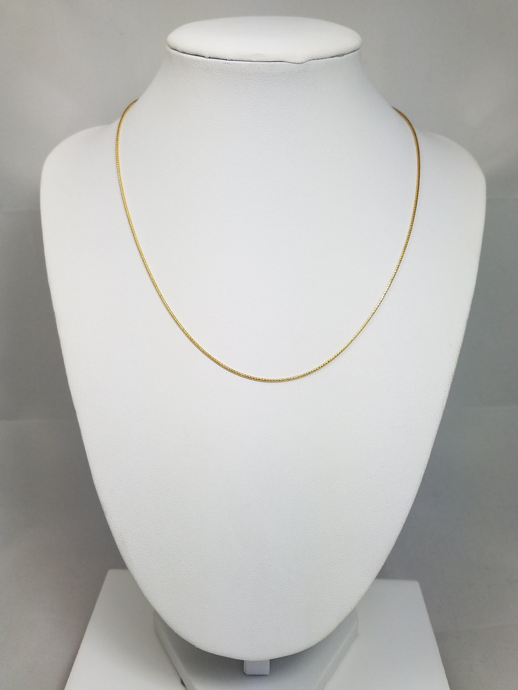 New! 16" Solid 14k Yellow Gold Fancy Snake Link Chain Necklace Italy