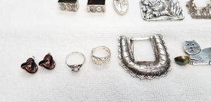 Assortment Of Sterling Silver Estate Jewelry