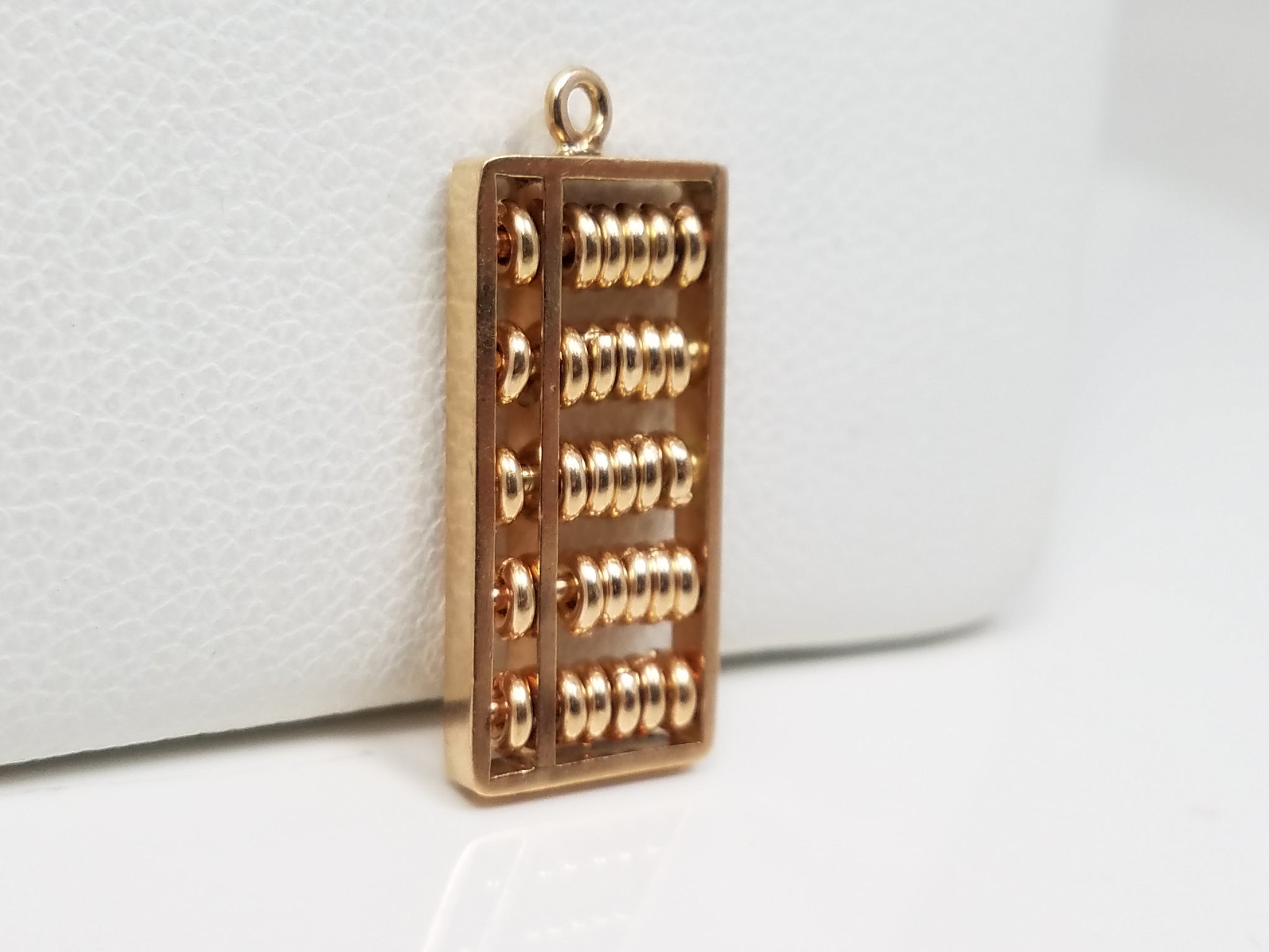 Vintage Abacus 14k Yellow Gold Charm/Pendant