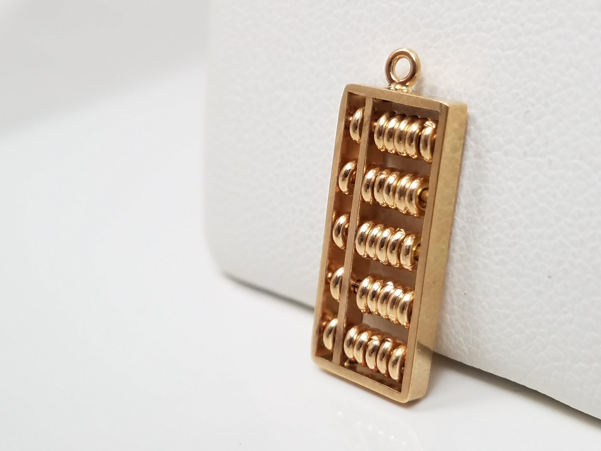 Vintage Abacus 14k Yellow Gold Charm/Pendant