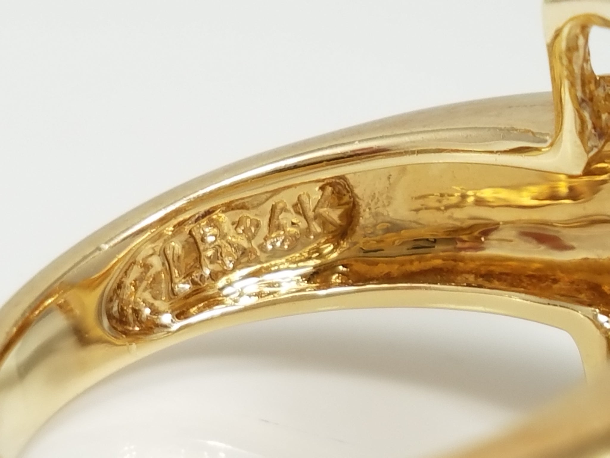 Gorgeous 14k Yellow Gold Natural Diamond Ring Mount