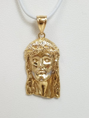 Splendid 10k Yellow Gold Jesus Pendant