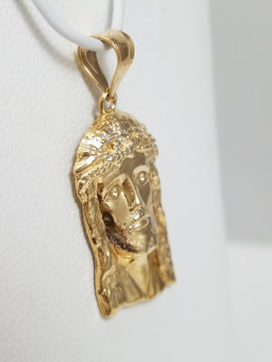 Splendid 10k Yellow Gold Jesus Pendant