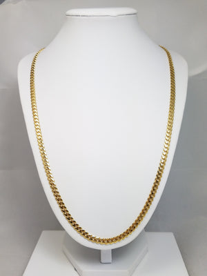 Timeless 10k Yellow Gold Monaco Link 24" Necklace