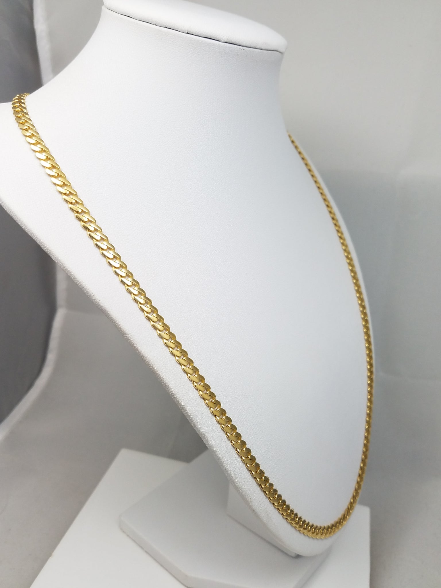 Timeless 10k Yellow Gold Monaco Link 24" Necklace