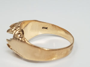 Classic 7k Yellow Gold Victorian Ring Mount