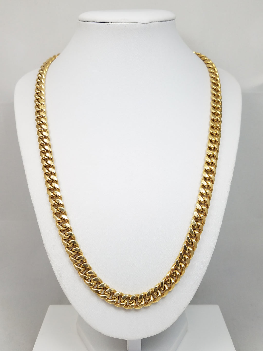 NEW Hollow 10k Yellow Gold 22" Curb/Cuban Chain