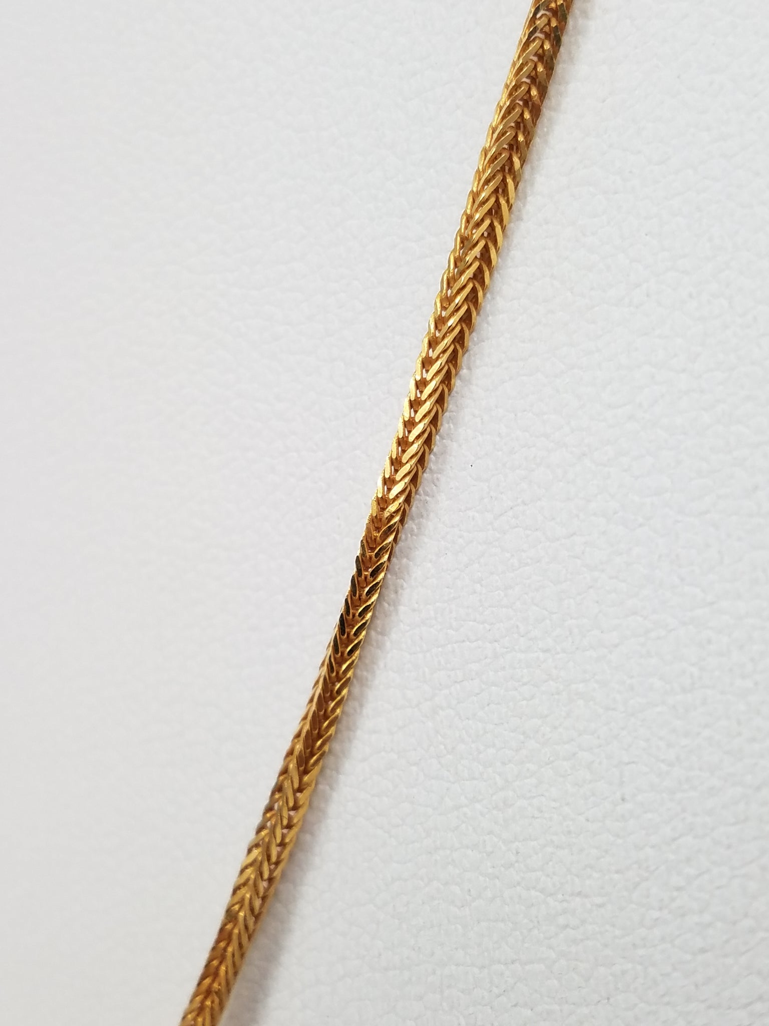 Showy 23k Yellow Gold Pendant Necklace