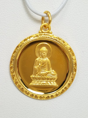 Divine 24k Yellow Gold Religious Pendant