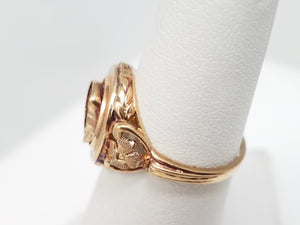 Vintage 10k Yellow Gold Ring Mount To Restore