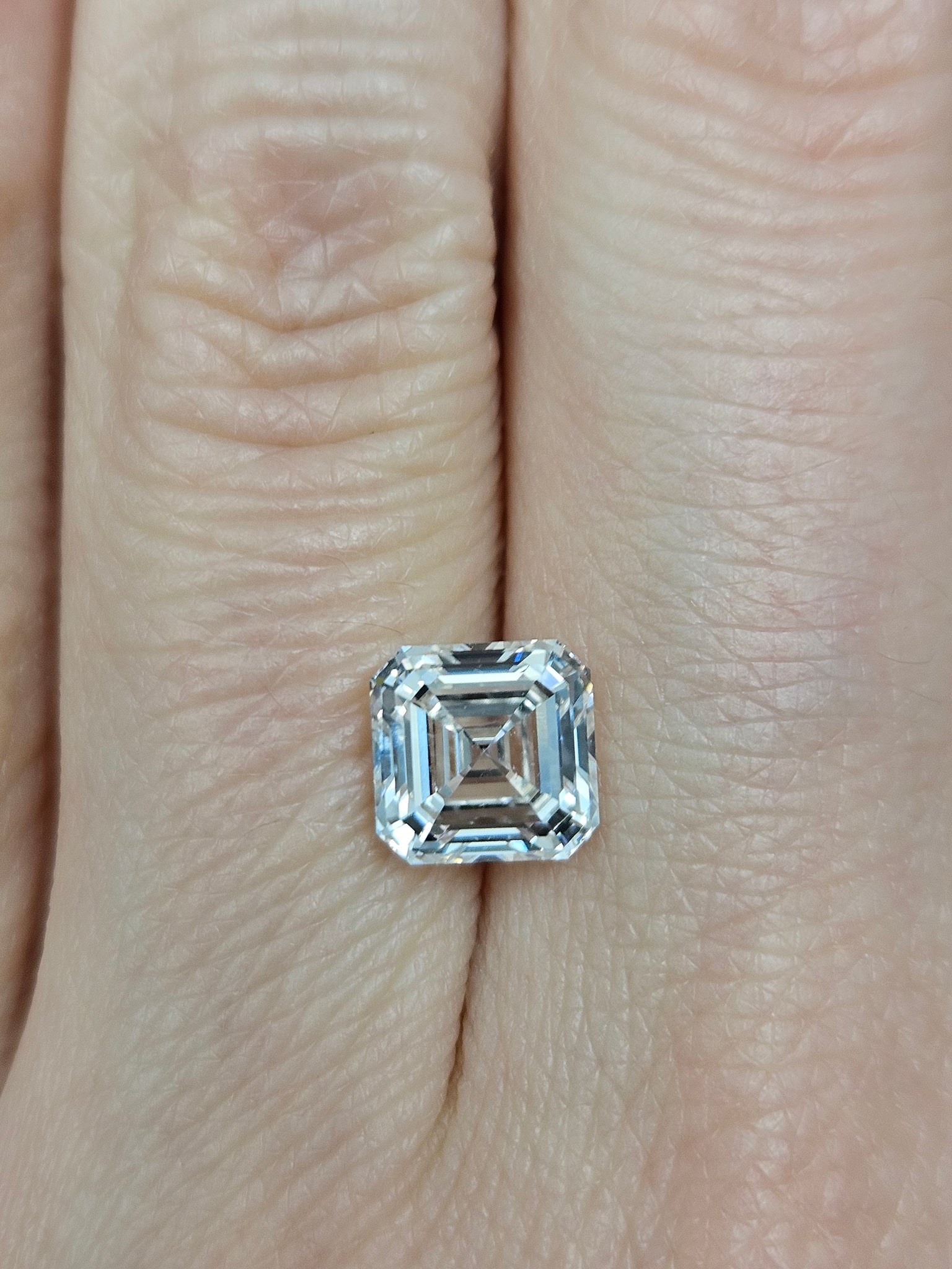 NEW IGI Certified 2.08ct Lab Grown Square Emerald Cut Diamond VVS2 - F