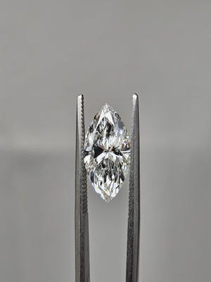 IGI Certified 2.53ct Lab Grown Marquise Brilliant Diamond SI1- F