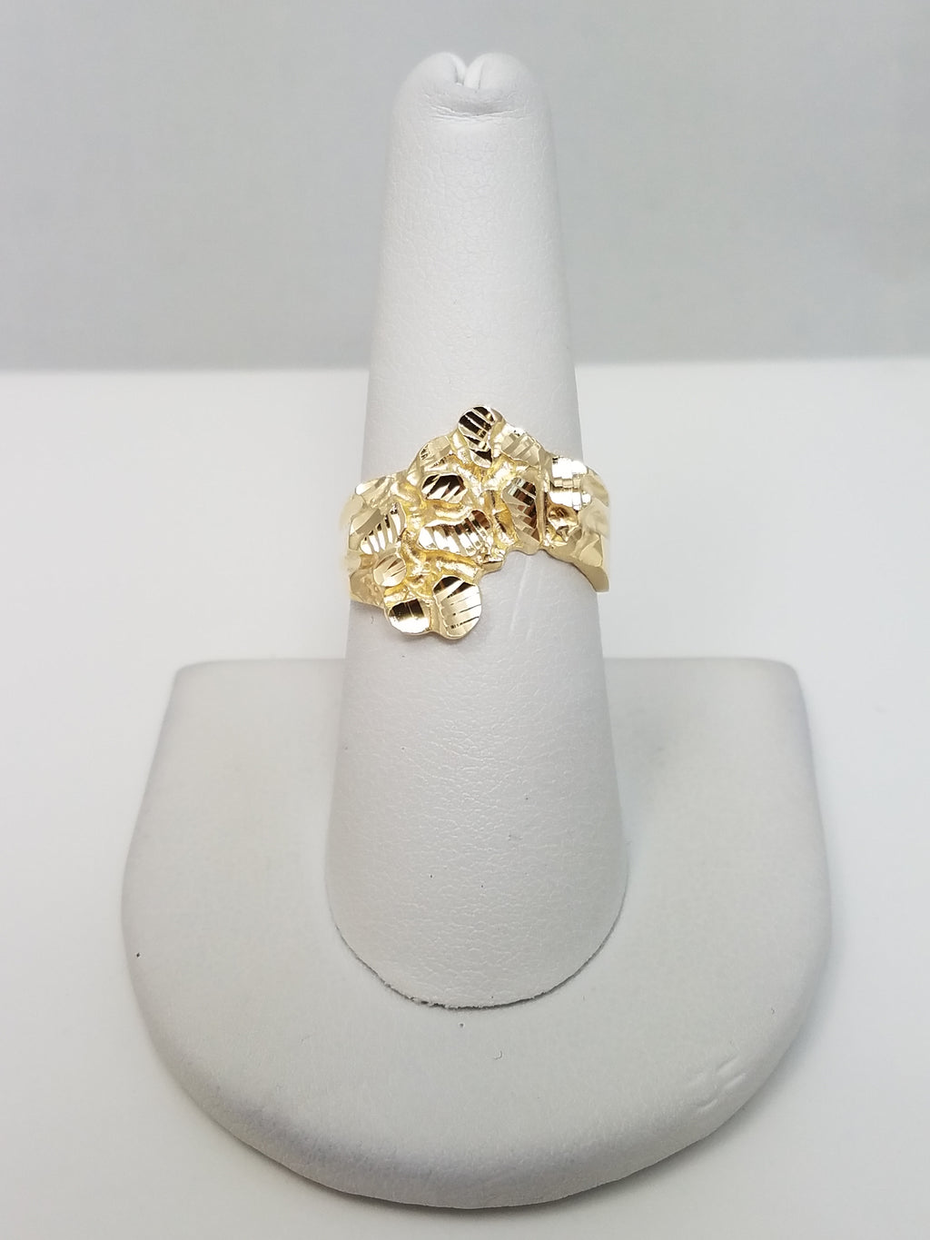 Impressive 14k Yellow Gold Nugget Ring