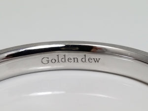 Classy Natural Diamond 18k White Gold Ring Band