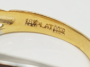 Tantalizing 18k Yellow Gold & Platinum Cable Design Ring Band