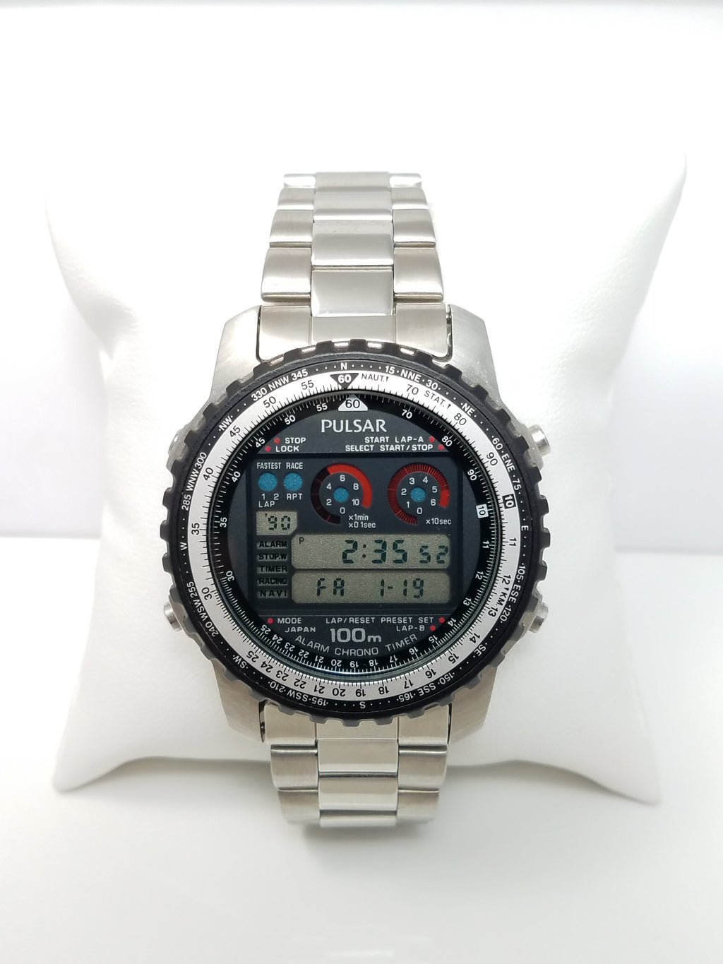 New 1990's Men's Pulsar Digital Watch