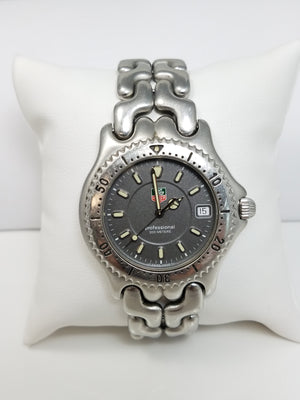 $1,500 Retail Men's/Unisex Tag Heuer "Professional" Stainless Steel Watch