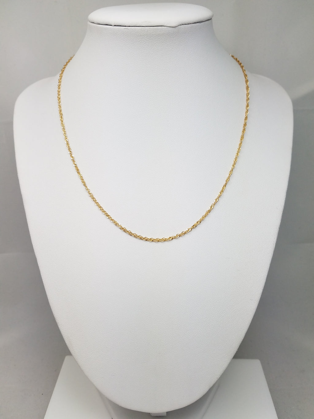 Singapore Link 16 1/4" Necklace in 14k Yellow Gold