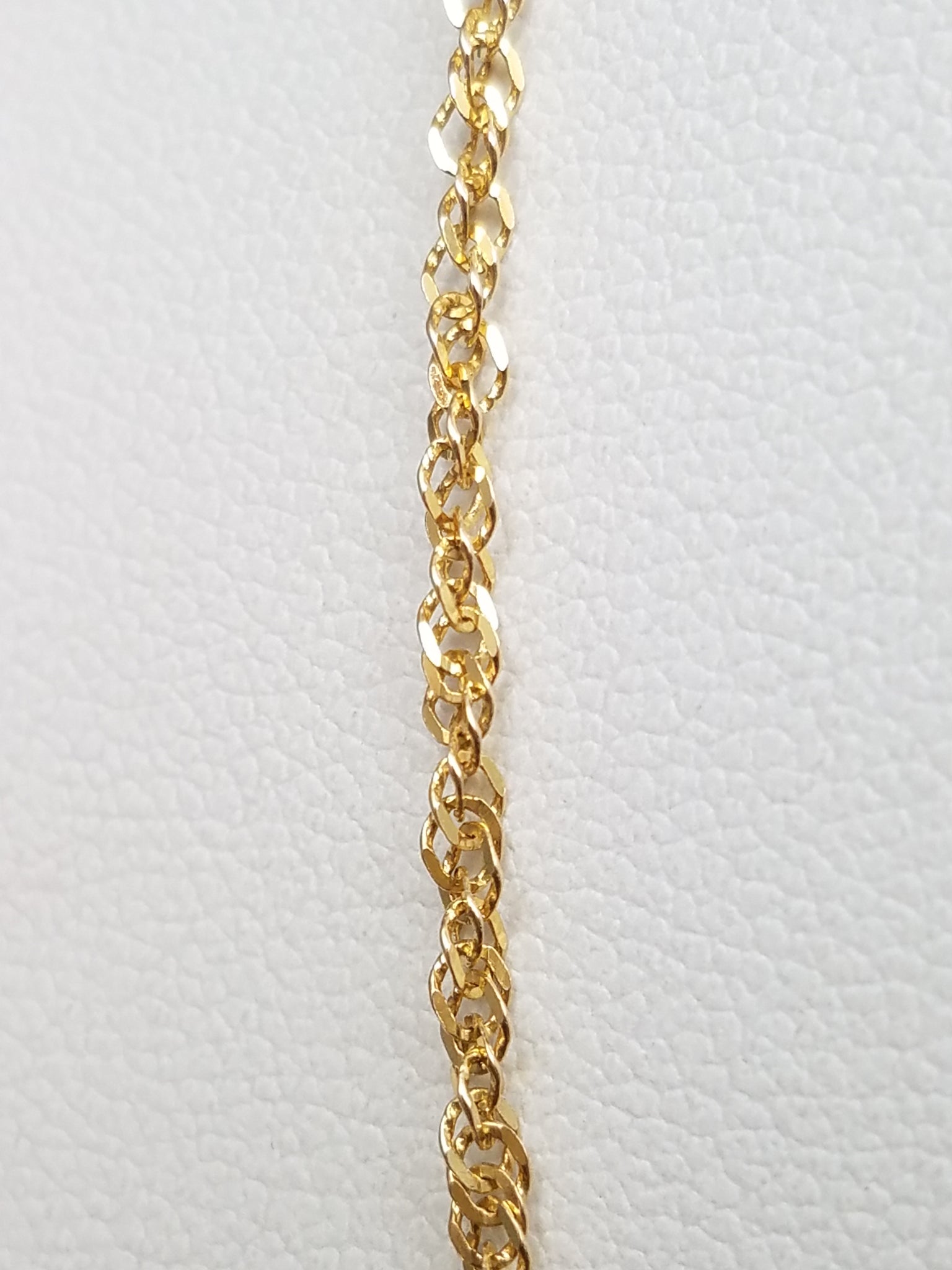 Singapore Link 16 1/4" Necklace in 14k Yellow Gold
