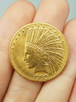 Majestic 1910-D US $10 Indian Head Gold Coin