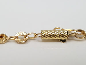 Like-New 14k Yellow Gold 20" Solid Rope Chain