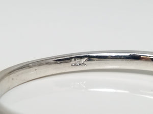 Attractive 18k White Gold Natural Diamond Ring Band