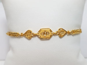 Child's 22k Yellow Gold 5" Bracelet