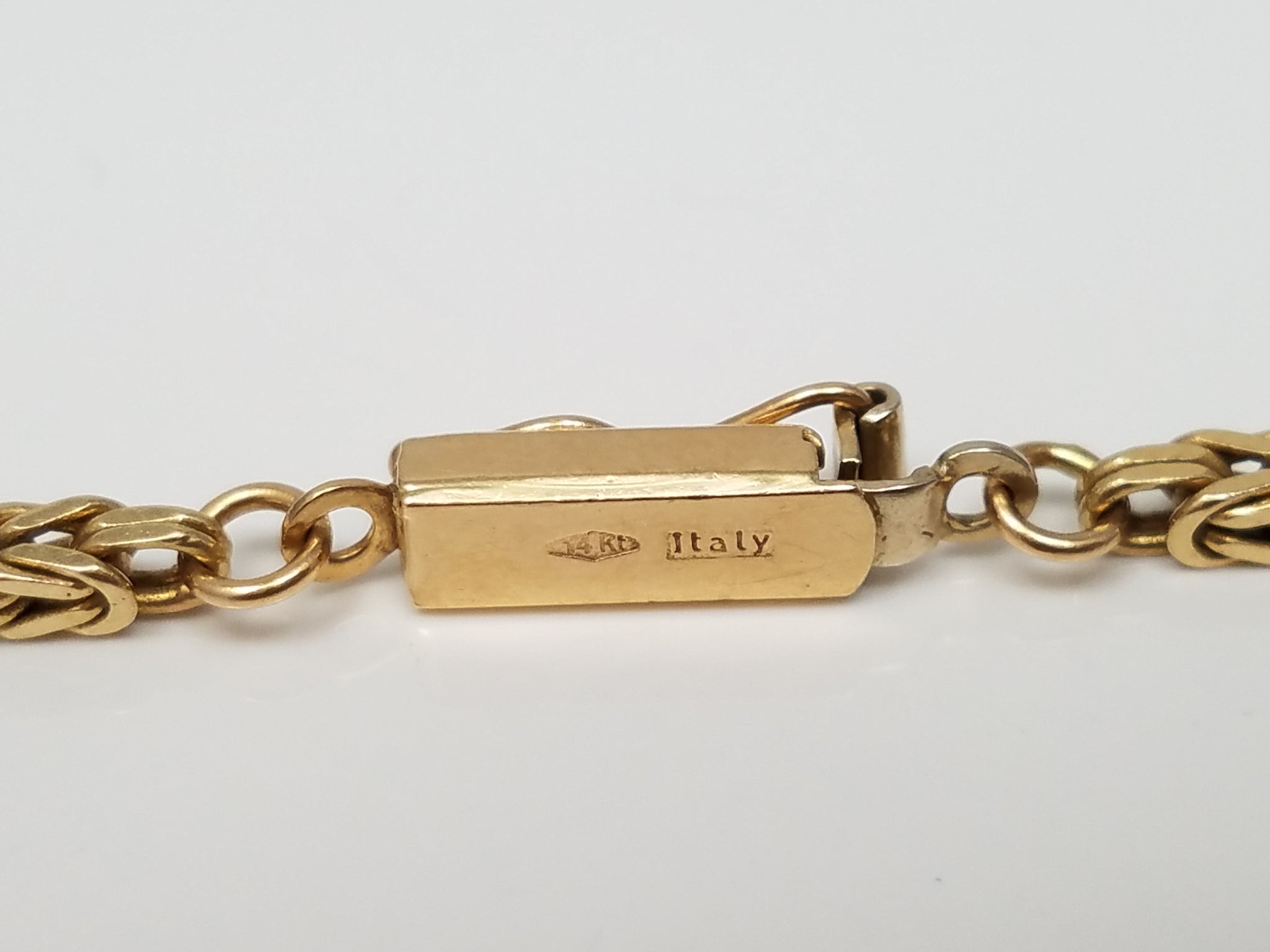 Fantastic Byzantine 21.5" Necklace in Solid 14k Yellow Gold