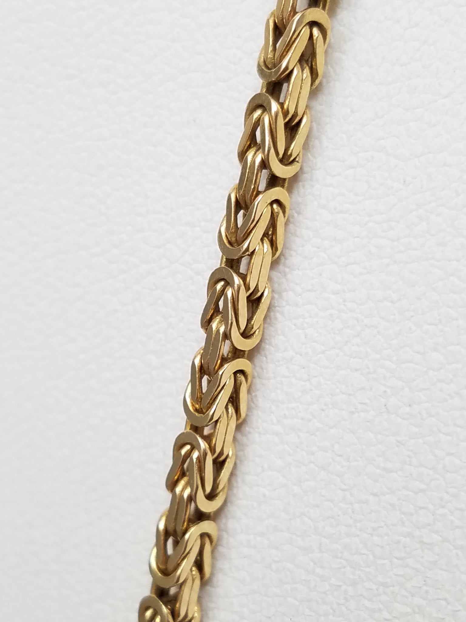 Fantastic Byzantine 21.5" Necklace in Solid 14k Yellow Gold