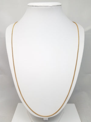 Fantastic Fancy Link Chain 25" Necklace in 14k Yellow Gold